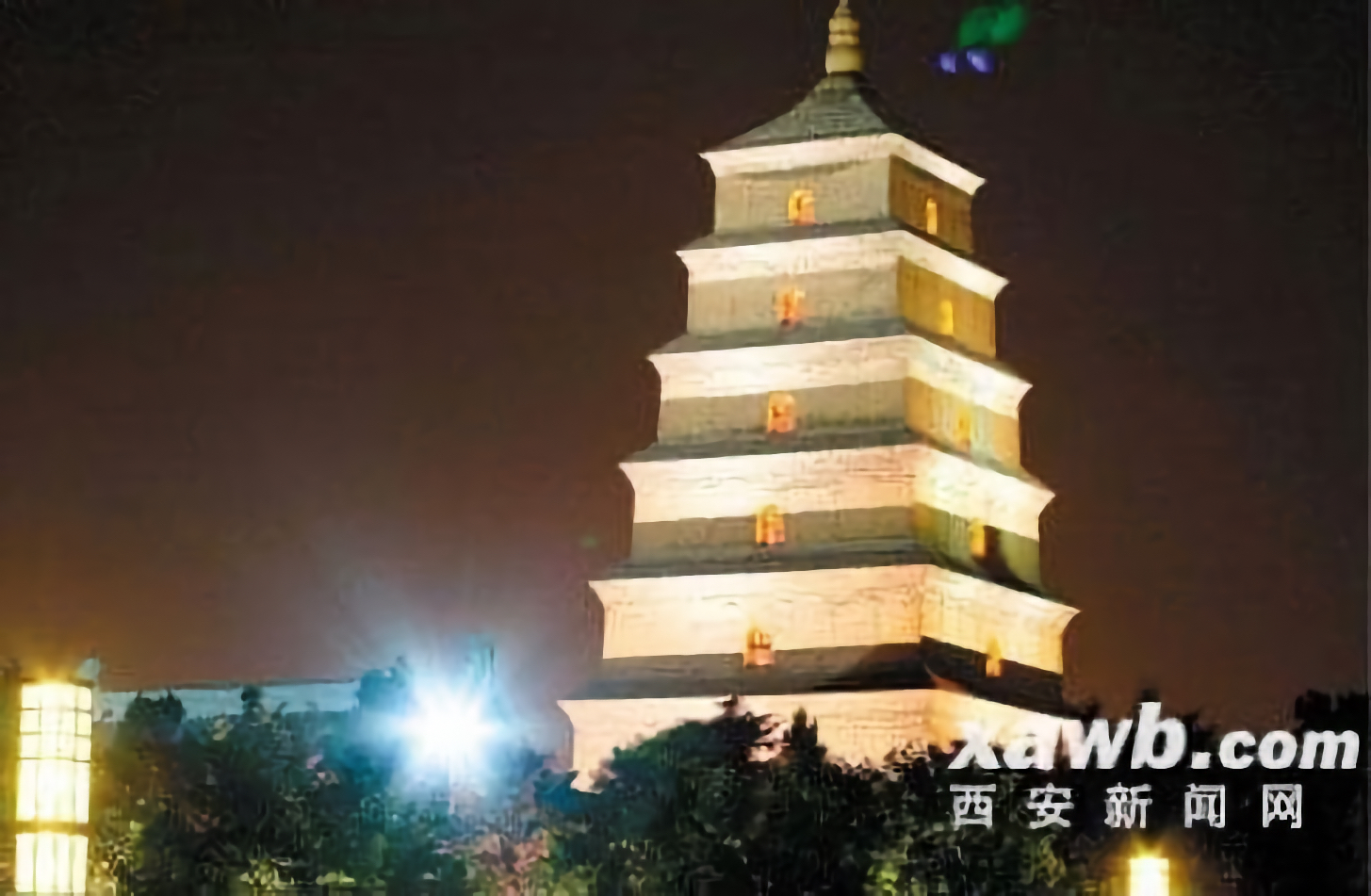 El ovni de la ciudad china de Xian es un reflejo