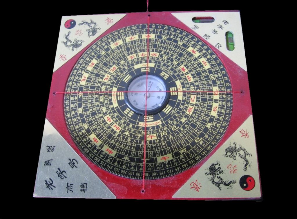 Brújula de feng shui. Foto: Borghai.