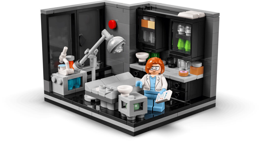 El laboratorio de Dana Scully de Lego. Foto: Lego.